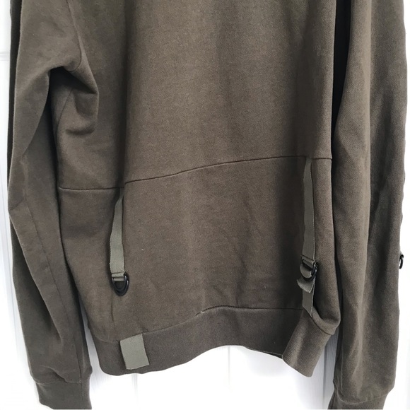 ZARA MAN ARMY SWEATER - Picture 4 of 5
